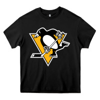 Black the  penguins Heavy Core Tee - linhVisuals