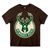 Chocolate Brown milwauke Heavy Core Tee - linhVisuals