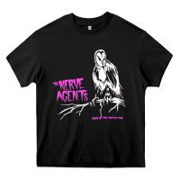Black the nerve agents Heavy Core Tee - linhVisuals