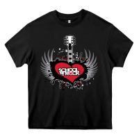 Black the school of rock new vector Heavy Core Tee - linhVisuals