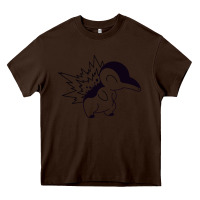 Chocolate Brown cyndaquil Heavy Core Tee - linhVisuals