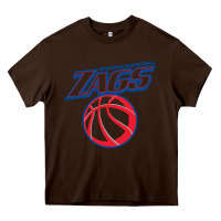Chocolate Brown gonzaga basketball Heavy Core Tee - linhVisuals
