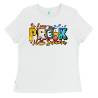 White So Long Pre K Hello Summer Ladies Tee - CowhideDigitalArt