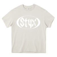 Cream styx Heavy Core Tee - linhVisuals