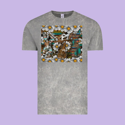 Easter Vintage Tee Designed By Cowhidedigitalart