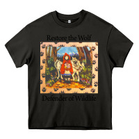 Asphalt restore the wolf defenders of wildlife Heavy Core Tee - linhVisuals