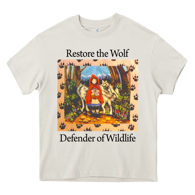 Restore The Wolf Defenders Of Wildlife Heavy Core Tee by linhVisuals | Teevron