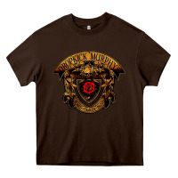 Chocolate Brown dropkick murphy's best of punk Heavy Core Tee - linhVisuals
