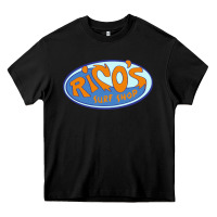Black richo surf shop Heavy Core Tee - linhVisuals