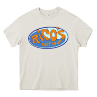 Cream richo surf shop Heavy Core Tee - linhVisuals