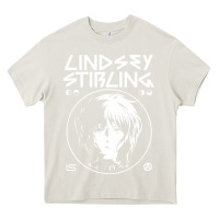 Cream lindsey stirling white Heavy Core Tee - linhVisuals