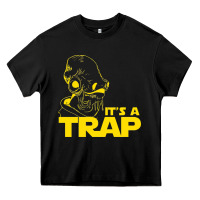 Black it's a trap Heavy Core Tee - linhVisuals