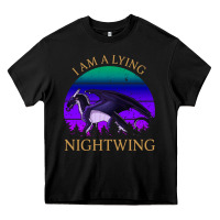 Black wings of fire i am a lying nightwing vintage Heavy Core Tee - linhVisuals