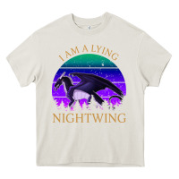 Cream wings of fire i am a lying nightwing vintage Heavy Core Tee - linhVisuals