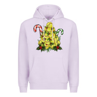 Lilac softball christmas tree Premium Hoodie - RanaPortraitStore