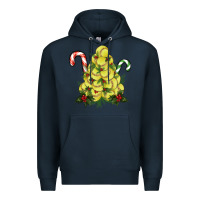 Navy softball christmas tree Premium Hoodie - RanaPortraitStore