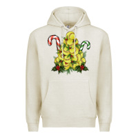 Oatmeal Heather softball christmas tree Premium Hoodie - RanaPortraitStore