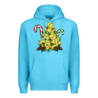 Ocean Blue softball christmas tree Premium Hoodie - RanaPortraitStore