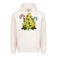 Pale Pink softball christmas tree Premium Hoodie - RanaPortraitStore