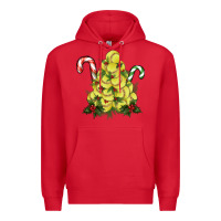 Red softball christmas tree Premium Hoodie - RanaPortraitStore