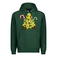 Sports Green softball christmas tree Premium Hoodie - RanaPortraitStore