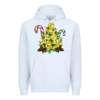 White softball christmas tree Premium Hoodie - RanaPortraitStore