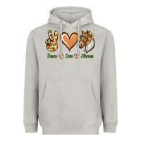 Moon Dust Peace Love Horses Heavyweight Hoodie - Jasminsmagicworld