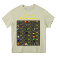 Mossy runescape game Heavy Core Tee - linhVisuals