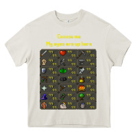 Cream runescape game Heavy Core Tee - linhVisuals