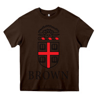 Chocolate Brown brown university Heavy Core Tee - linhVisuals