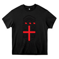Black brown university Heavy Core Tee - linhVisuals