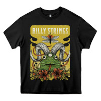 Black billy strings poster Heavy Core Tee - linhVisuals