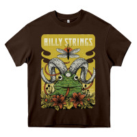 Chocolate Brown billy strings poster Heavy Core Tee - linhVisuals