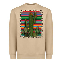 Mushroom serape cowhide cacti Heavyweight Sweatshirt - RanaPortraitStore