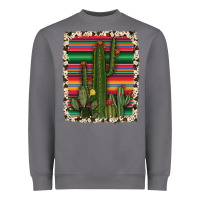 Storm serape cowhide cacti Heavyweight Sweatshirt - RanaPortraitStore