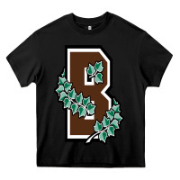 Black brown university Heavy Core Tee - linhVisuals
