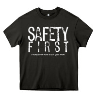 Asphalt safety first science teacher Heavy Core Tee - linhVisuals