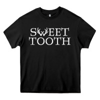 Black Sweet Tooth Heavy Core Tee - linhVisuals