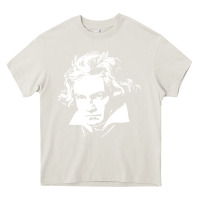 Cream beethoven Heavy Core Tee - linhVisuals