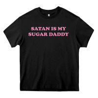 Black satan is my sugar daddy Heavy Core Tee - linhVisuals