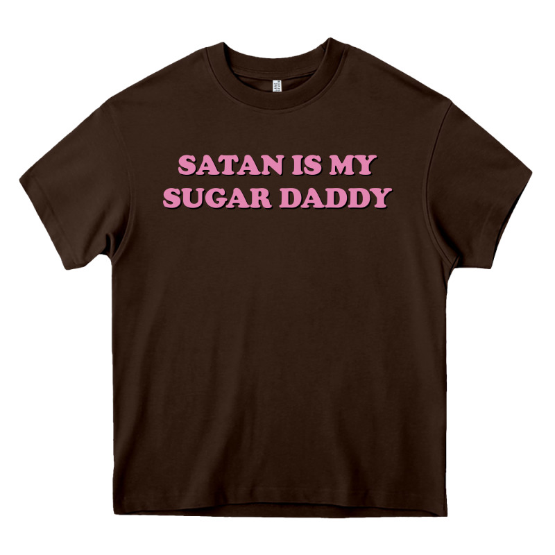 Satan Is My Sugar Daddy Heavy Core Tee by linhVisuals | Teevron
