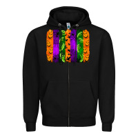 Black halloween brushstroke Zipper Hoodie - Jasminsmagicworld