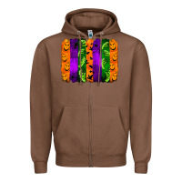 Chestnut halloween brushstroke Zipper Hoodie - Jasminsmagicworld