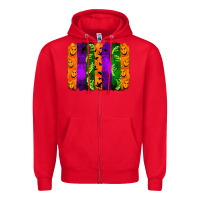 Red halloween brushstroke Zipper Hoodie - Jasminsmagicworld
