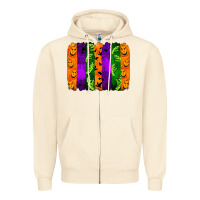 Sandshell halloween brushstroke Zipper Hoodie - Jasminsmagicworld