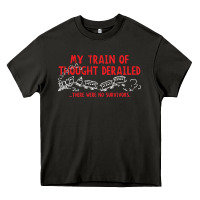 Asphalt my train of thought derailed Heavy Core Tee - linhVisuals