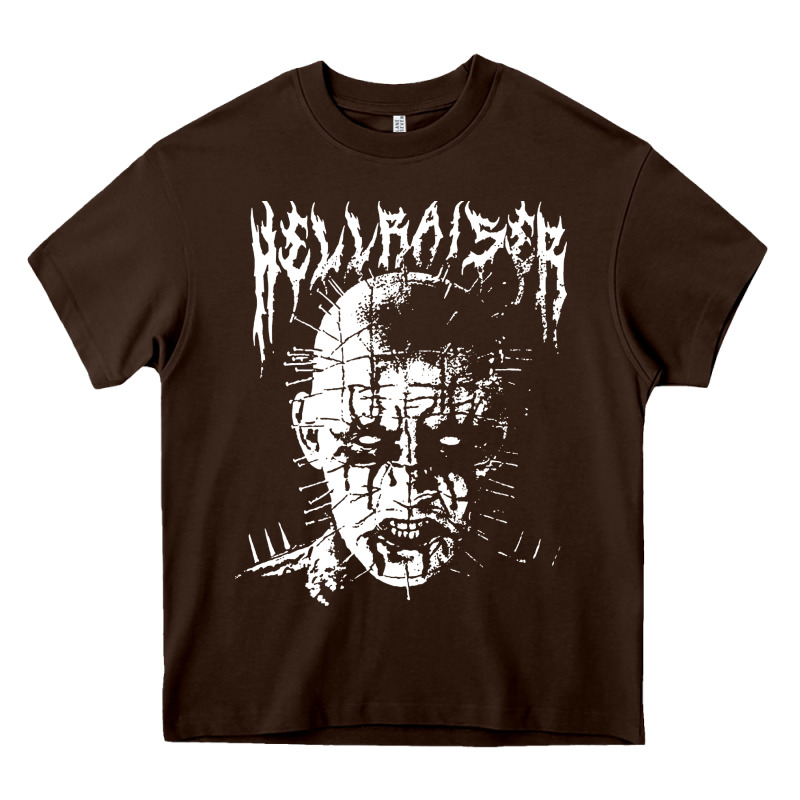 Black Metal Pinhead Heavy Core Tee by linhVisuals | Teevron