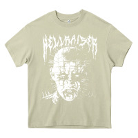 Mossy black metal pinhead Heavy Core Tee - linhVisuals