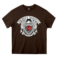 Chocolate Brown dropkick murphy's 2 Heavy Core Tee - linhVisuals