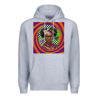 Heather Grey halloween african girl Premium Hoodie - BarkalooDesign